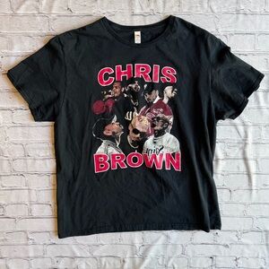 Chris Brown T-Shirt XL CONCERT Tour Tee Rap Pop Music Fruit Of The Loom